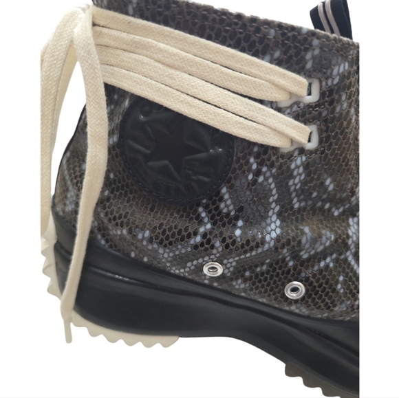 Converse Run Star Hike Snake High Top Colour Engine Smoke/Black/Egret M8 W9.5 - Picture 10 of 12